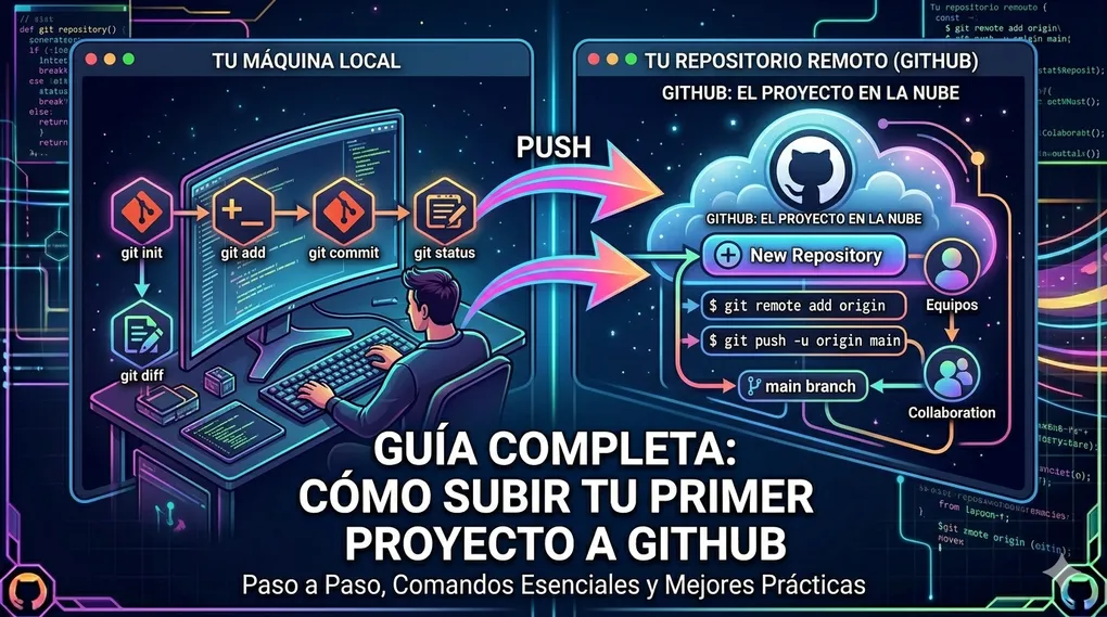 Guía Completa: Cómo Subir tu Primer Proyecto a GitHub
