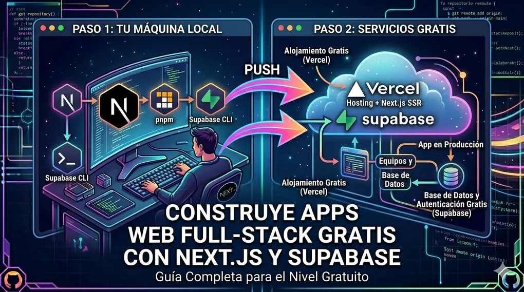 Construye Apps Web Full-Stack GRATIS con Next.js y Supabase